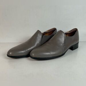 Vintage Johnston Murphy Aristocraft Loafers | USA Made | Grey | 13 D
